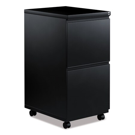 Alera 14.96 in W 2 Drawer File Cabinets, Black ALEPBFFBL